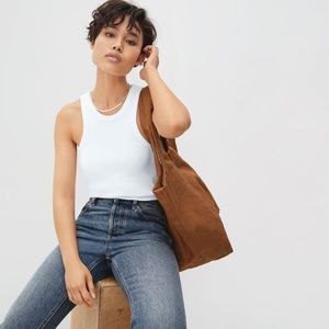 Everlane The Ribbed Cutaway Tank *NEW*